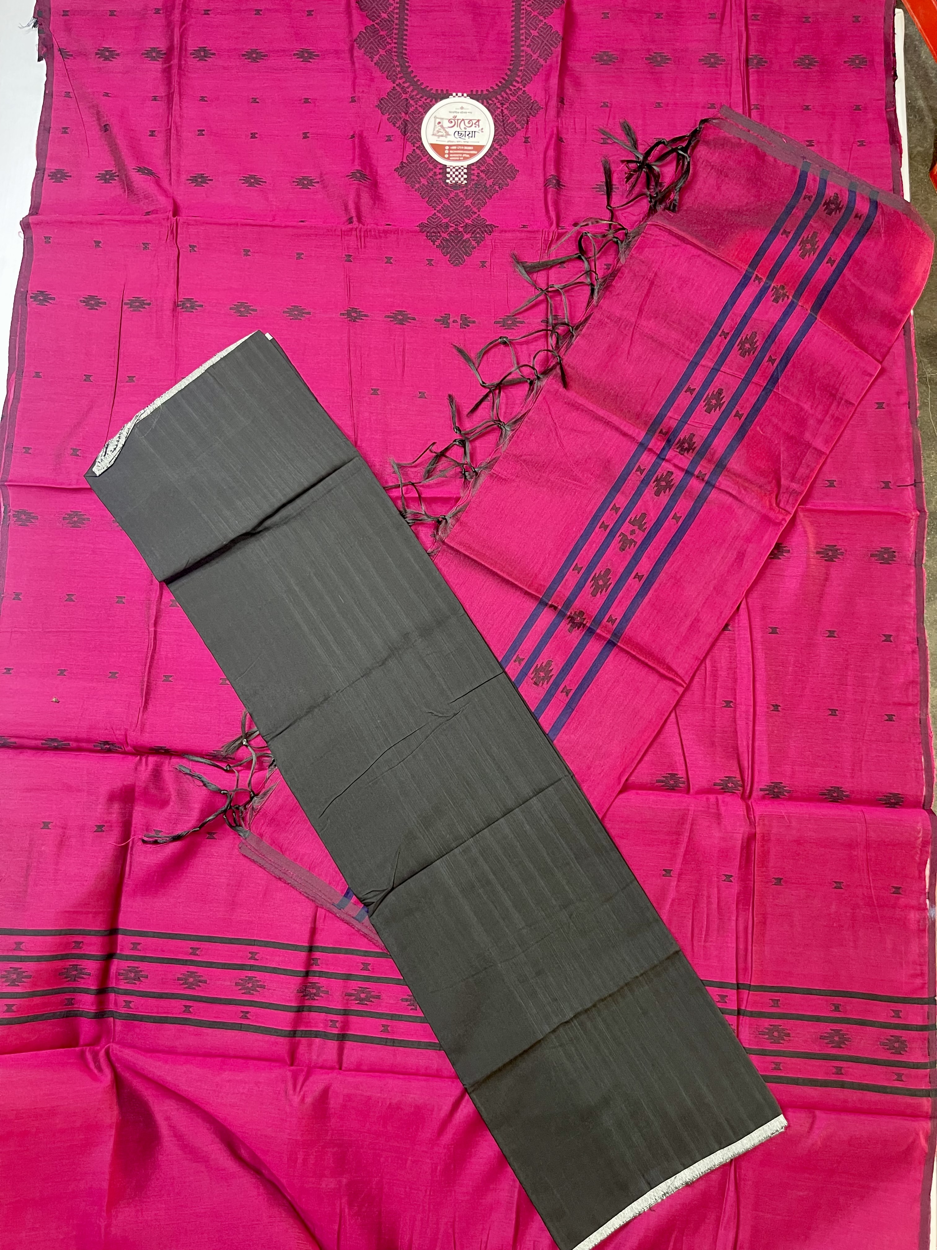 তাঁতের থ্রি পিস