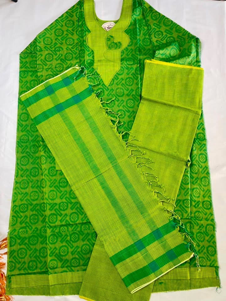 তাঁতের থ্রি পিস