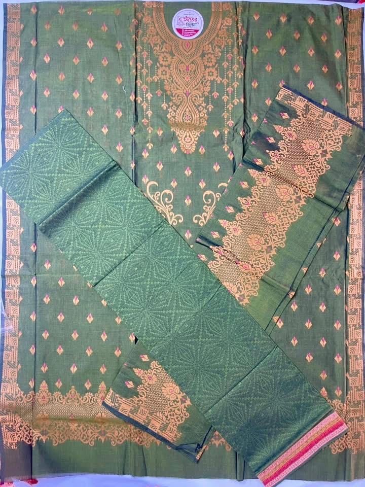 তাঁতের থ্রি পিস