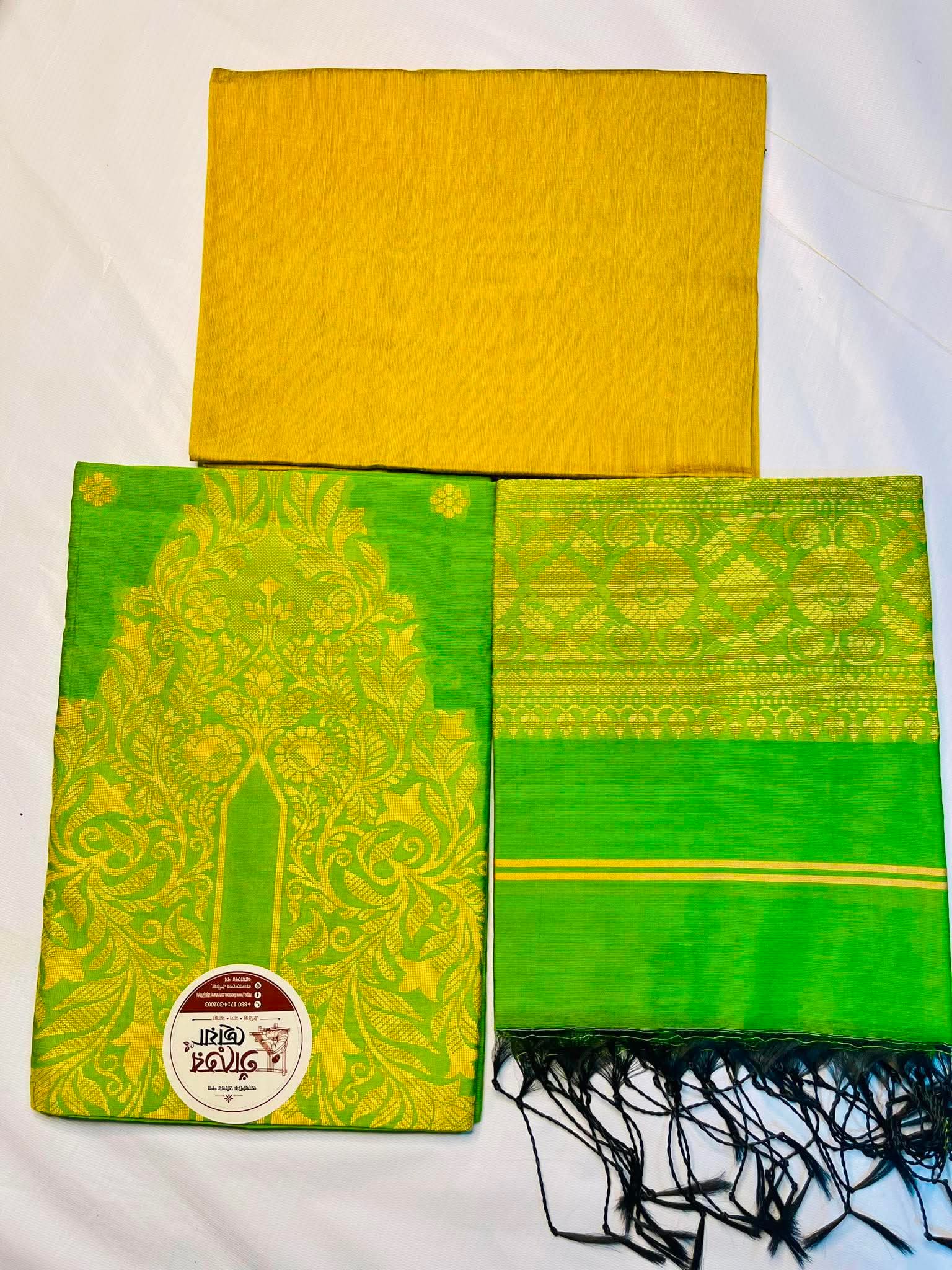তাঁতের থ্রি পিস