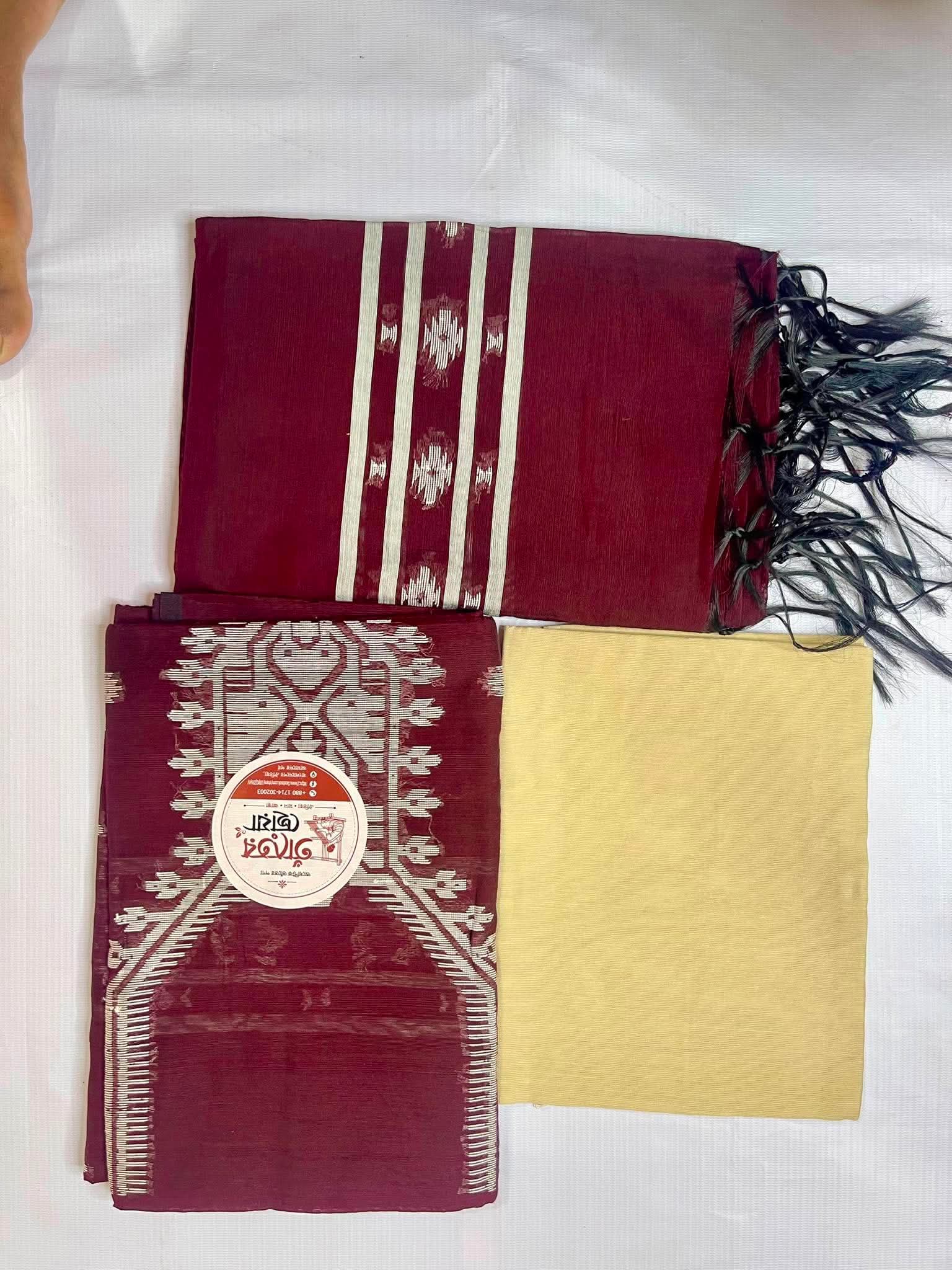 তাঁতের থ্রি পিস